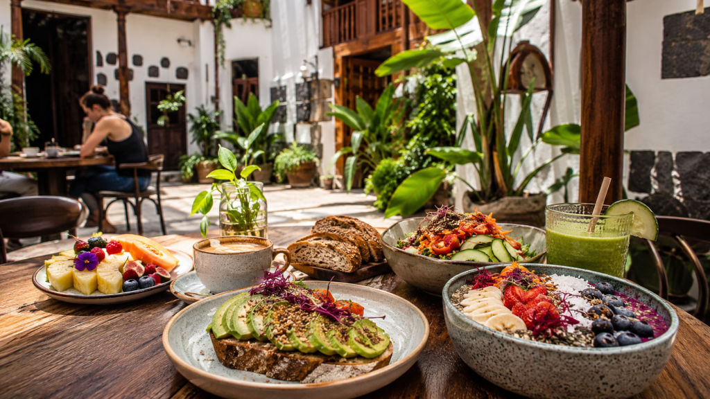 Brunch saludable con café de especialidad en Puerto de la Cruz