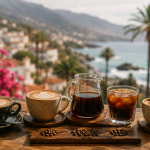 Café de especialidad servido en cafetería moderna de Tenerife