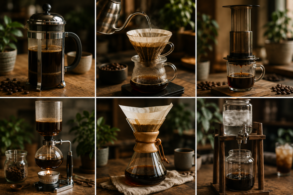 6 métodos de extracción de café que debes probar alguna vez